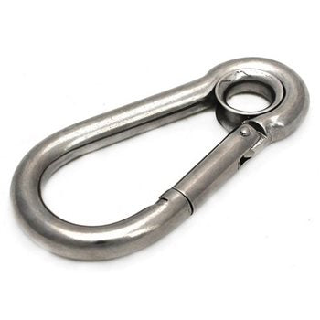 Lumb Bros 100mm Stainless Steel Carabine With Eye