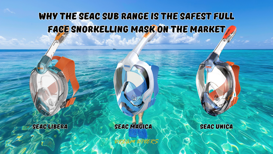 Why the Seac Sub Range is the Safest Full Face Snorkelling Mask on the Market