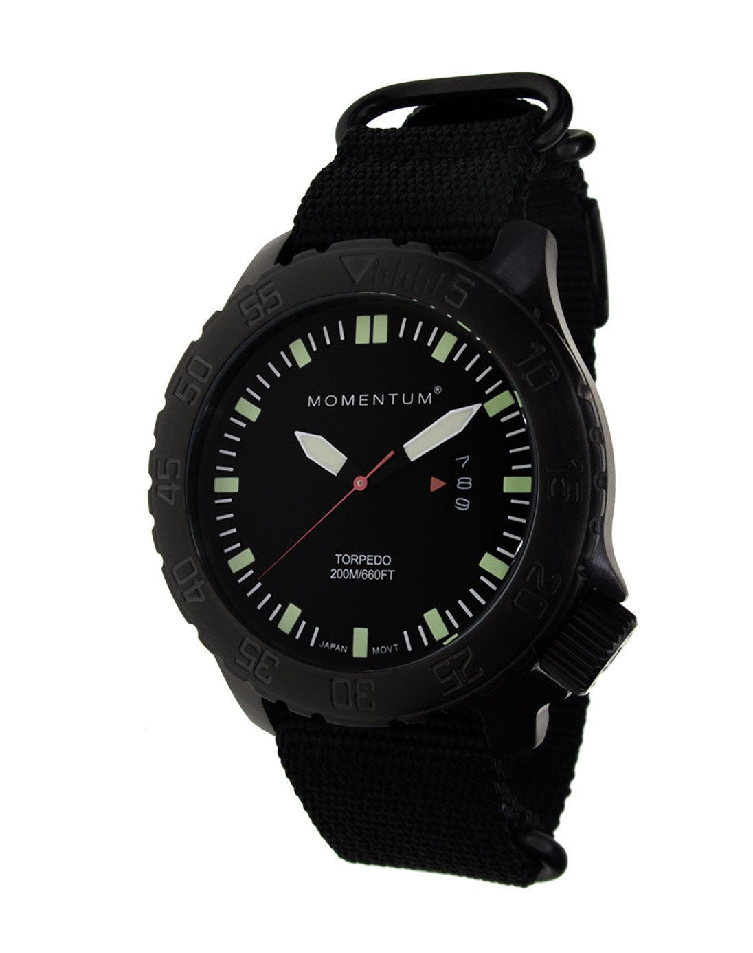 Momentum Torpedo Black-Ion with Rubber Strap