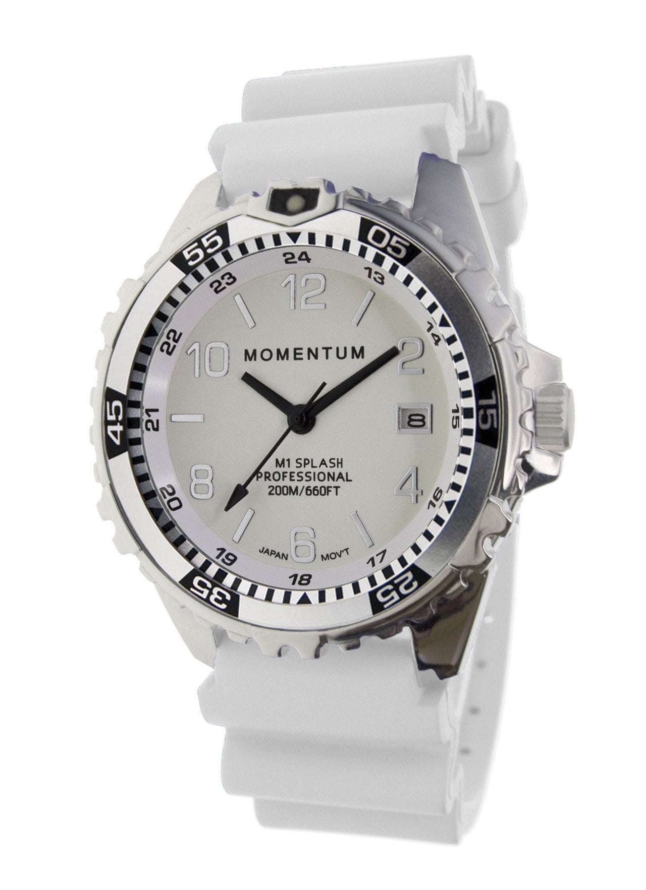 Momentum Splash Rubber with White face & Blue Twist Rubber Strap