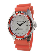 Momentum Splash Rubber with White face & Coral Twist Rubber Strap