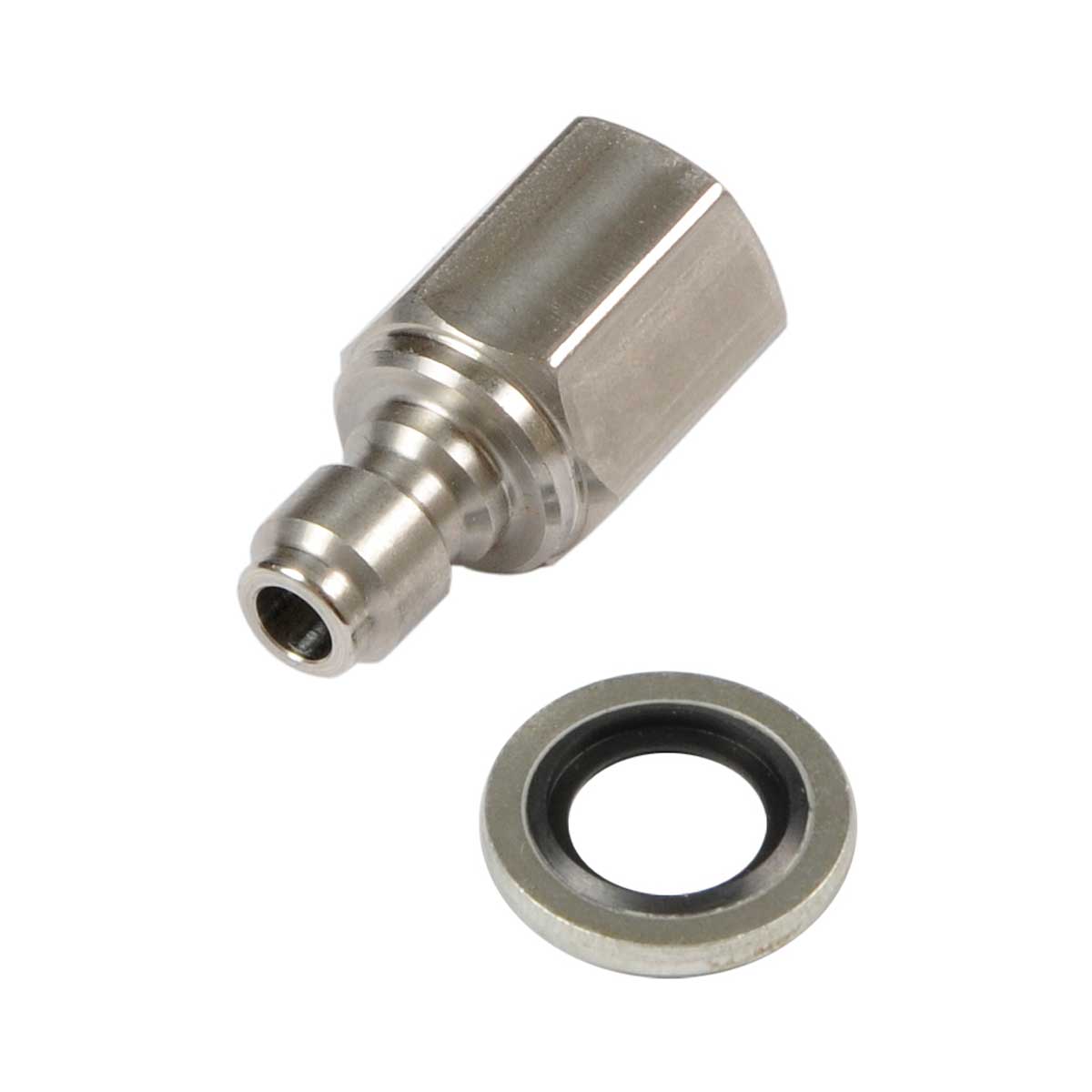 MALE QUICK RELEASE COUPLING FITTING & SEAL WASHER 300 BAR (QC/MALE)