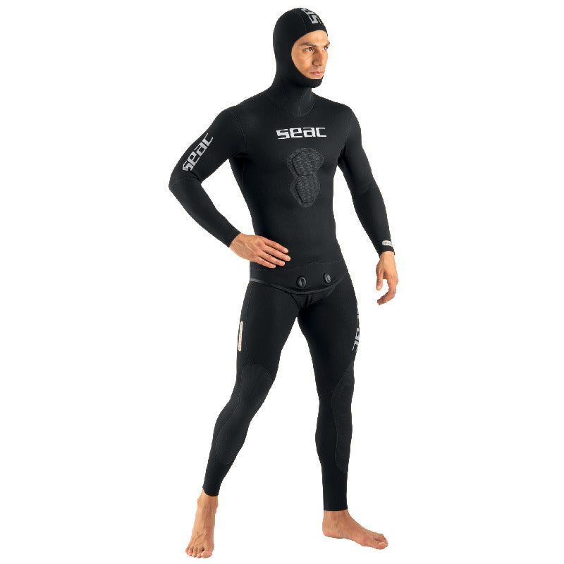 JACKET+PANTS BLACK SHARK MAN 5 MM