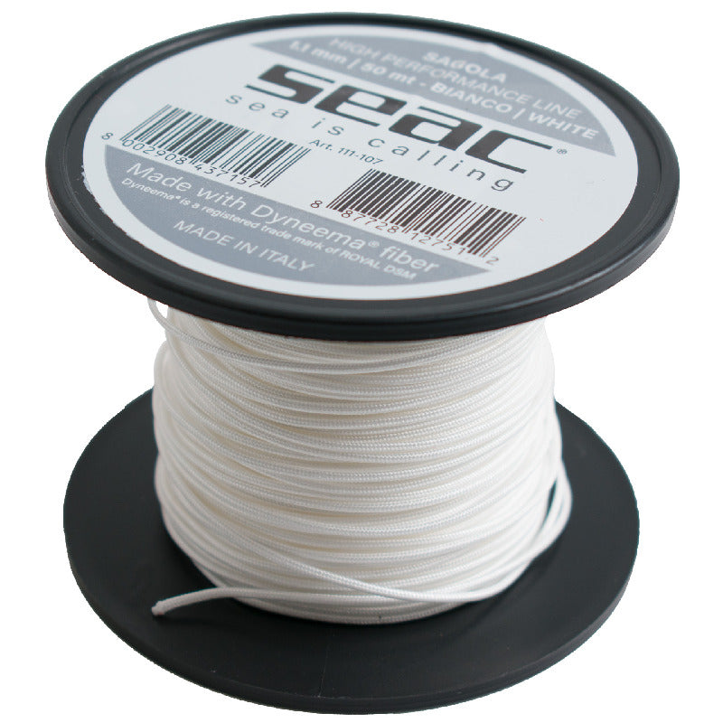 DYNEEMA 1.1MM - 50MT WAED WHITE