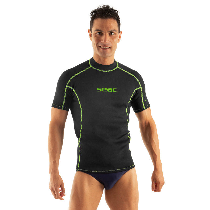 UNDERVEST FIT SHORT BLACK  MAN 2 MM