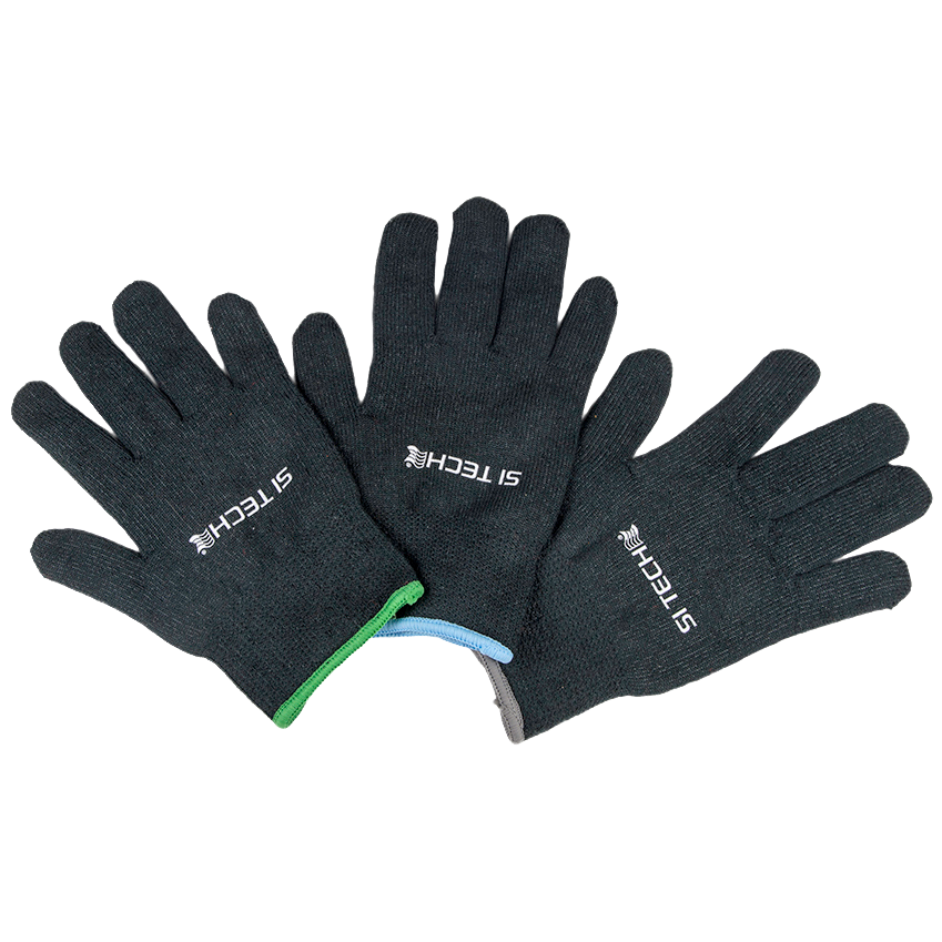 Rolock Black Knitted Gloves