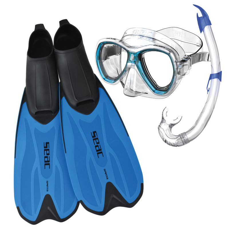 SET TRIS SPINTA AD SILICONE BLUE