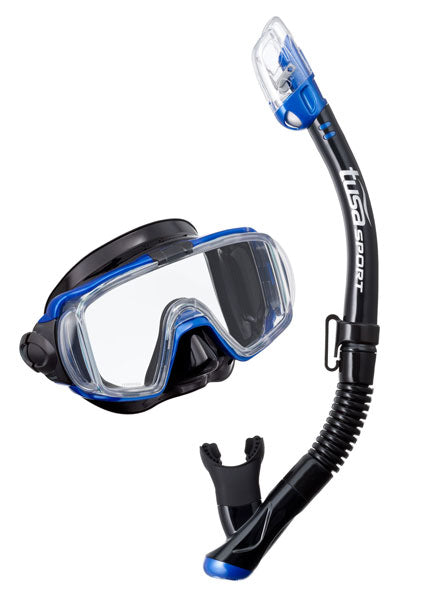 TUSA SPORT Mask and Snorkel Set ADULT Black Series UC3125